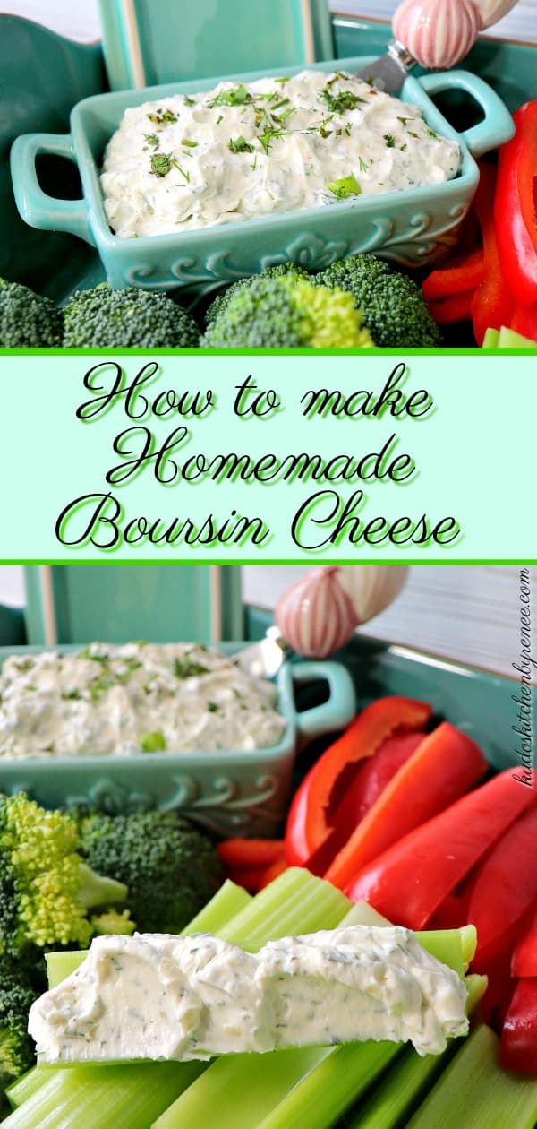 Homemade Boursin Cheese Spread Kudos Kitchen by Renee
