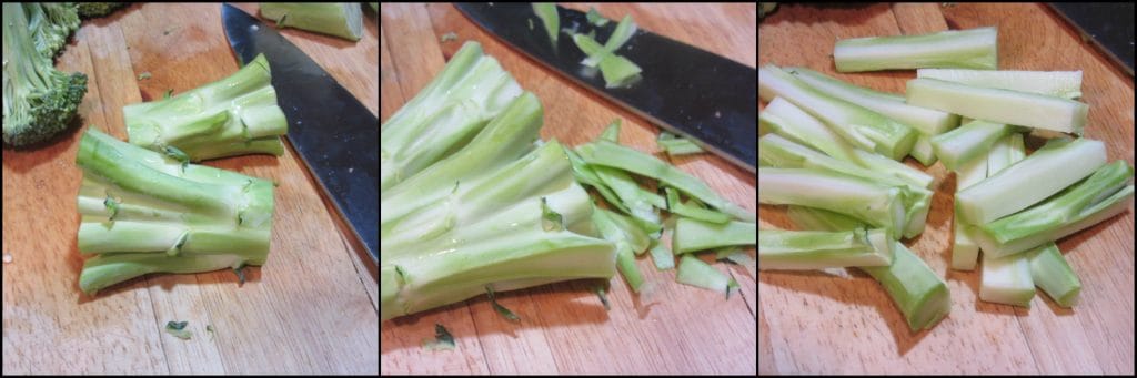 How to make Bacon Wrapped Broccoli Stalk Appetizers photo tutorial - kudoskitchenbyrenee.com