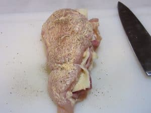 How to make Gluten-Free Chicken Cordon Bleu photo tutorial. - kudoskitchenbyrenee.com