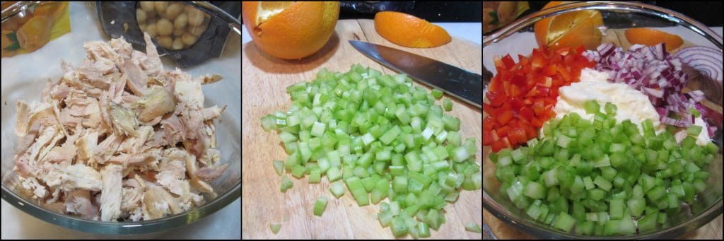 How to make creamy chicken salad with dried apricots & macadamia nuts