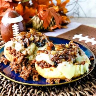 Game Day French Onion Sloppy Joes - kudoskitchenbyrenee.com