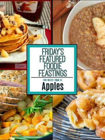Amazing Apple Recipe Roundup 2018 for Friday's Featured Foodie Feastings. - kudoskitchenbyrenee.com