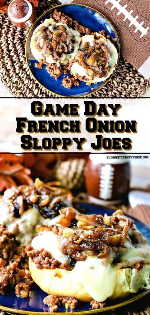 When you want to frugally feed a crowd for game day, or a hungry family at dinner, it doesn't get much tastier than French Onion Sloppy Joes! - kudoskitchenbyrenee.com