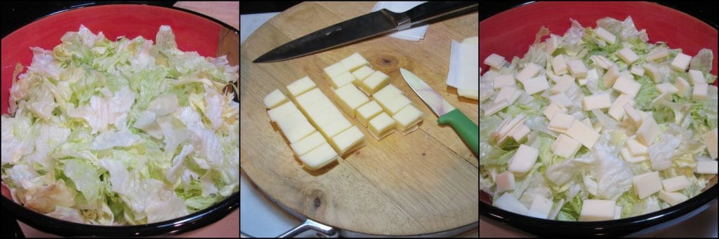 How to make Chef's Salad with Homemade Blue Cheese Dressing - kudoskitchenbyrenee.com