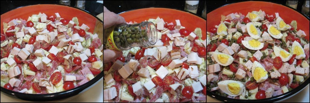 How to make Chef's Salad with Homemade Blue Cheese Dressing - kudoskitchenbyrenee.com