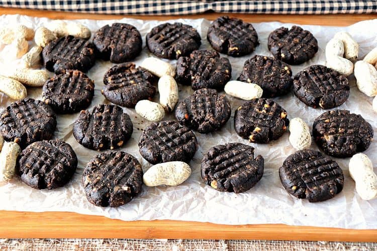 5 ingredient sugar-free chocolate peanut butter cookies