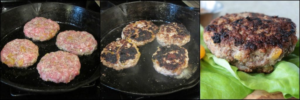 How to make Juicy Pork Burgers with Dried Apricots and Grainy Mustard.