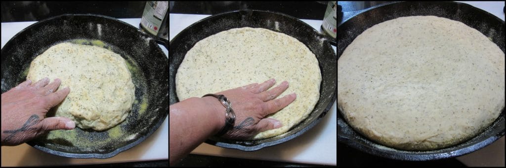 How to make Deep Dish Garlic Lover's Pizza photo tutorial - kudoskitchenbyrenee.com