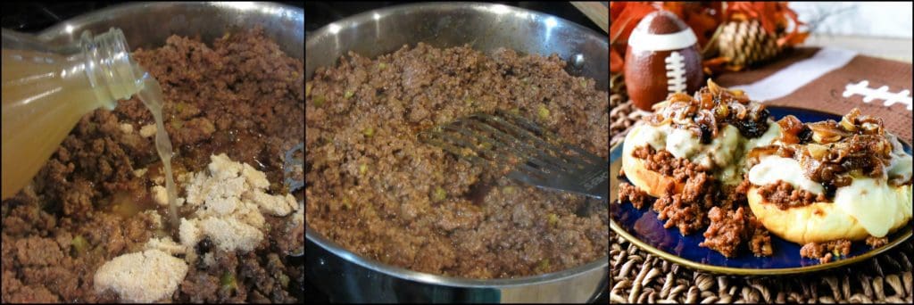 How to make homemade sloppy joes for French Onion Sloppy Joes photo tutorial. - kudoskitchenbyrenee.com