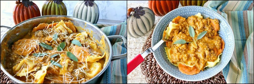 How to make Easy Ravioli with Pumpkin Vodka Sauce 