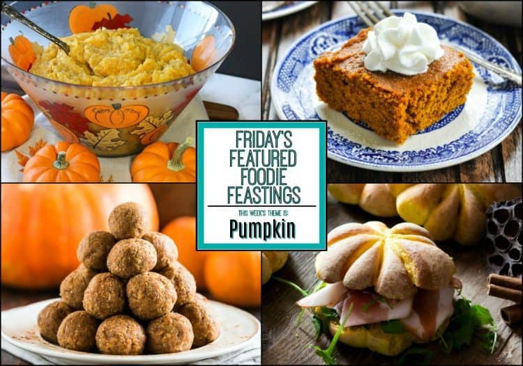pleasing pumpkin recipe roundup for friday’s featured foodie feastings