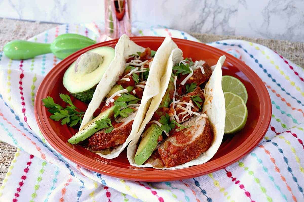 Lime Marinated Mexican Pork Tenderloin Tacos - kudoskitchenbyrenee.com