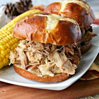 Family Reunion Slow Cooker Pulled Pork Sandwiches - kudoskitchenbyrenee.com