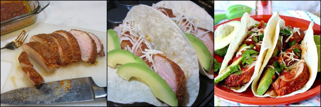 Lime Marinated Mexican Pork Tenderloin Tacos - kudoskitchenbyrenee.com