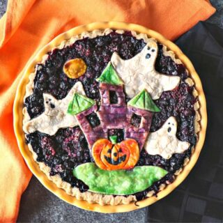 Hauntingly Delicious Boo Berry Pie - kudoskitchenbyrenee.com