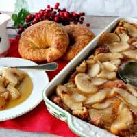 Easy Make-Ahead Croissant Apple Breakfast Bake
