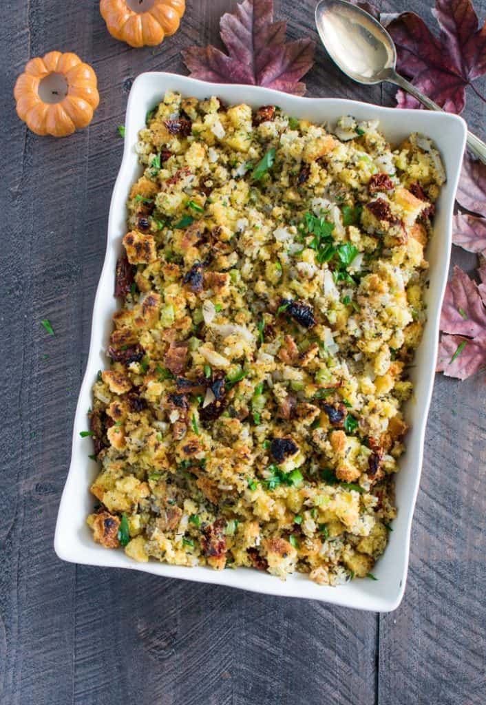 Thanksgiving Stuffing & Dressing Recipe Roundup 2018 - Friday's Featured Foodie Feastings - kudoskitchenbyrenee.com @kudoskitchen