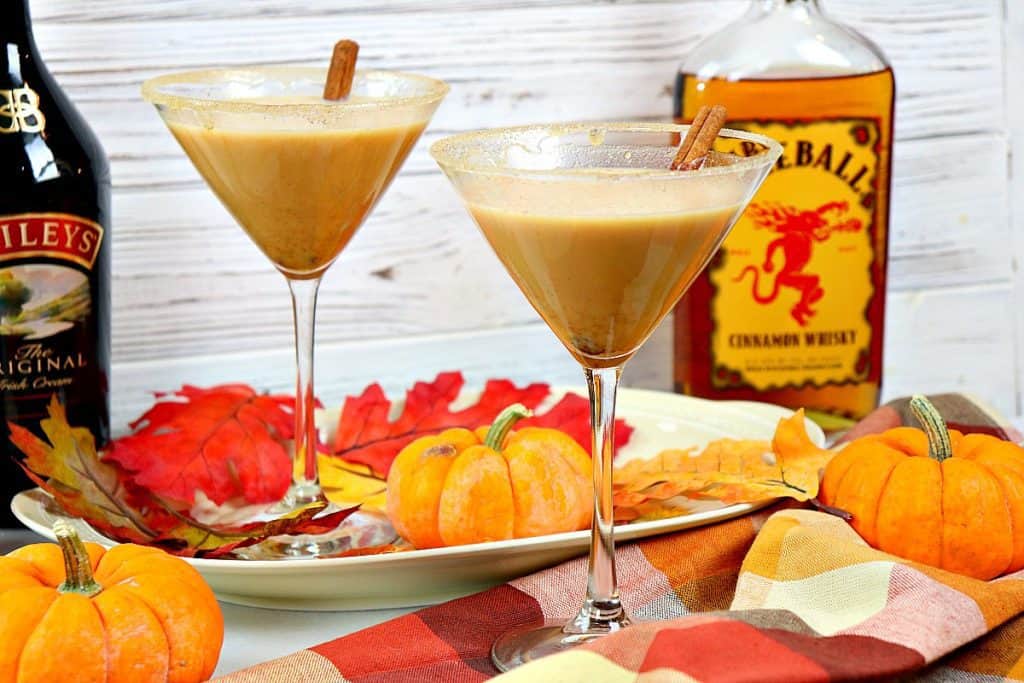 Pumpkin Spice Martini - Kudos Kitchen Style - kudoskitchenbyrenee.com @kudoskitchen