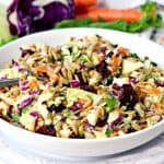 Sunflower Crunch Kale Cabbage Salad - kudoskitchenbyrnee.com @kudoskitchen