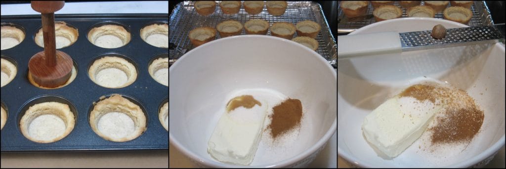 How to make Pumpkin Cheesecake Tartlets with Cookie Crust - kudoskitchenbyrenee.com