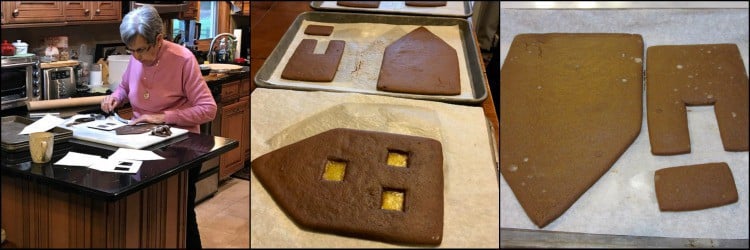 How to make gingerbread dough for a gingerbread house and gingerbread men photo tutorials. - kudoskitchenbyrenee.com