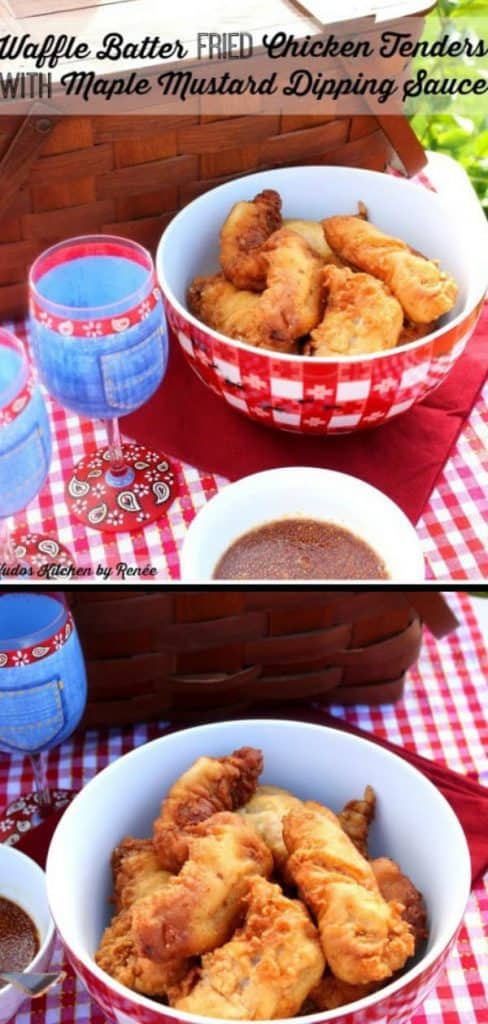 Waffle Batter Fried Chicken Tenders - kudoskitchenbyrenee.com