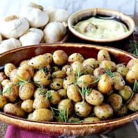 Roasted Baby Potatoes with Garlic & Fresh Herbs