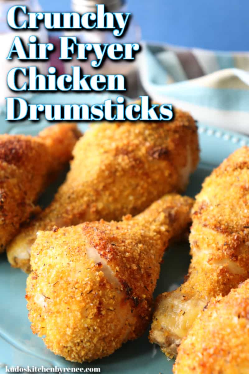 Air Fryer Chicken Drumsticks with Cornflake Coating Recipe