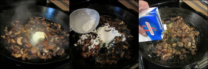 How to make steak with bourbon mushroom sauce photo tutorial.