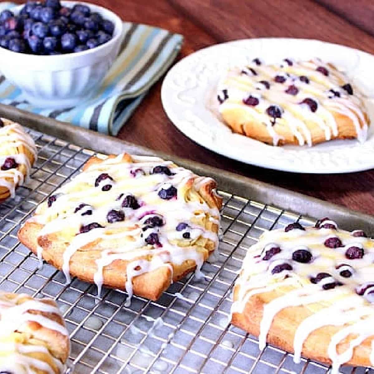 Blueberry Cheese Danish Recipe Kudos Kitchen by Renee