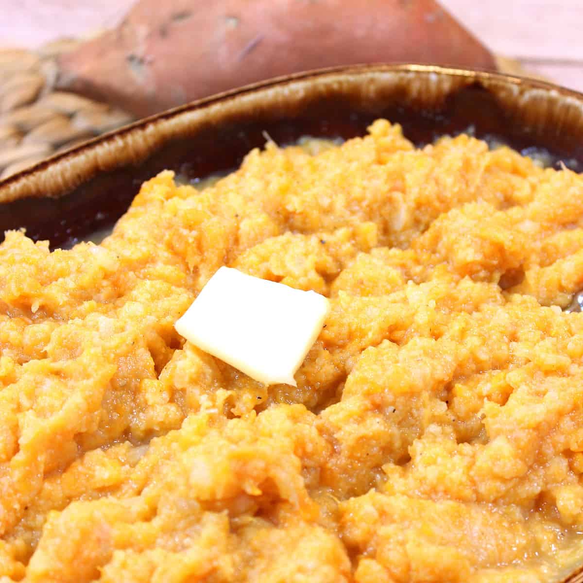 Cauliflower Sweet Potato Mash Recipe Kudos Kitchen by Renee