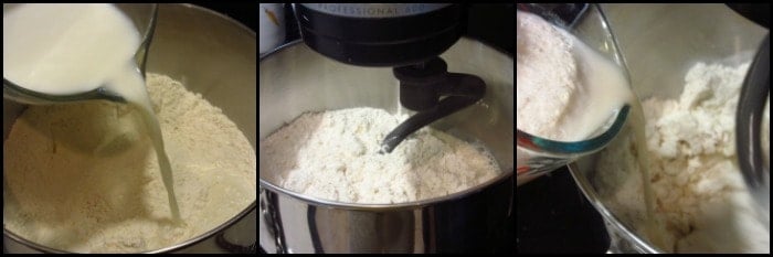 Step-by-step photo tutorial for making homemade English muffin bread.