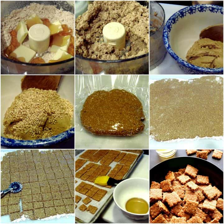 Homemade Honey Sesame Seed Crackers Recipe