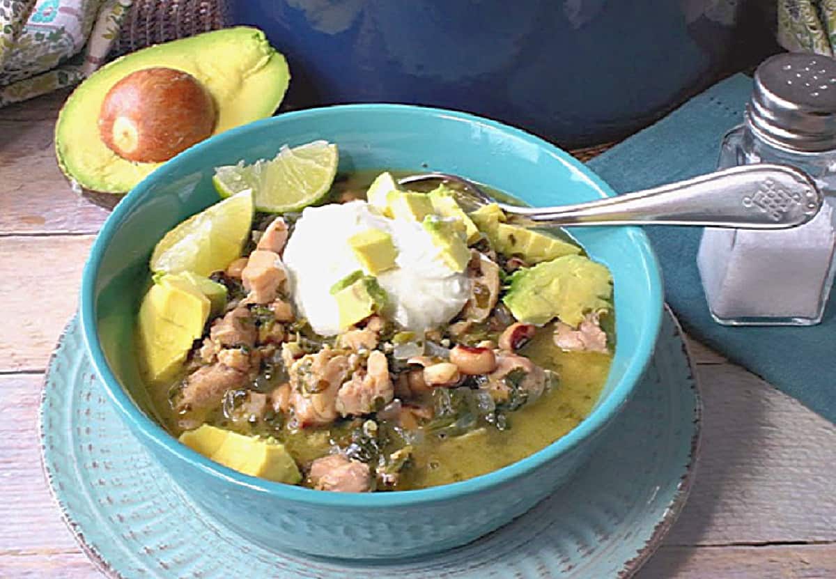 BlackEyed Pea Chicken Chili Kudos Kitchen by Renee