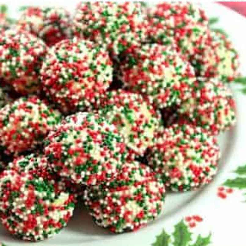Christmas Cream Cheese Sprinkle Cookies Recipe Kudos Kitchen