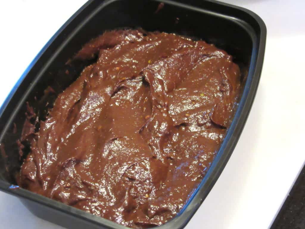 Chocolate Truffle mis in a container.