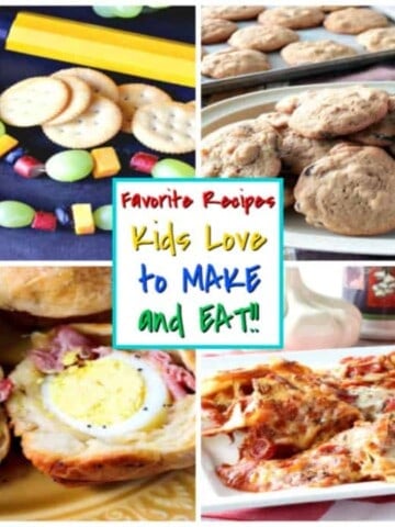 A title text collage image of kid recipes