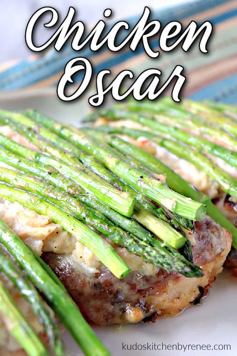 Chicken Oscar Recipe with Crab and Butter Wine Sauce