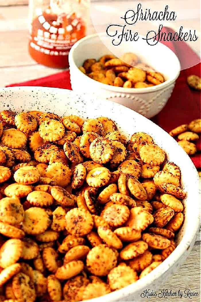 Sriracha Firecracker Oyster Crackers Kudos Kitchen by Renee