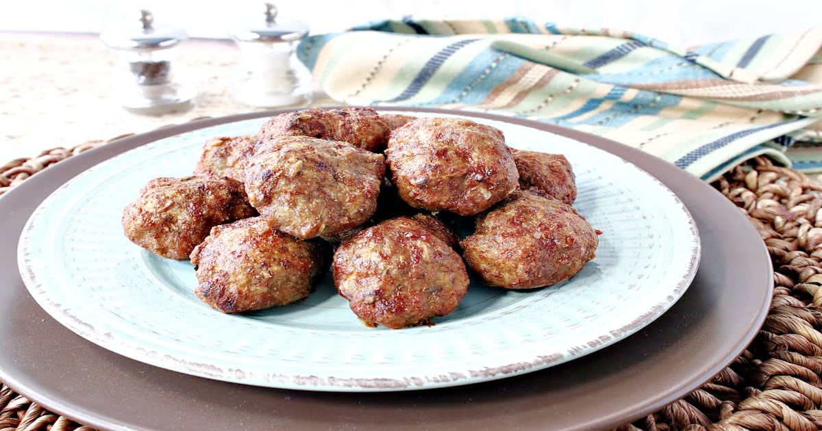 Turkey Breakfast Sausage (air fryer or oven method) Kudos Kitchen