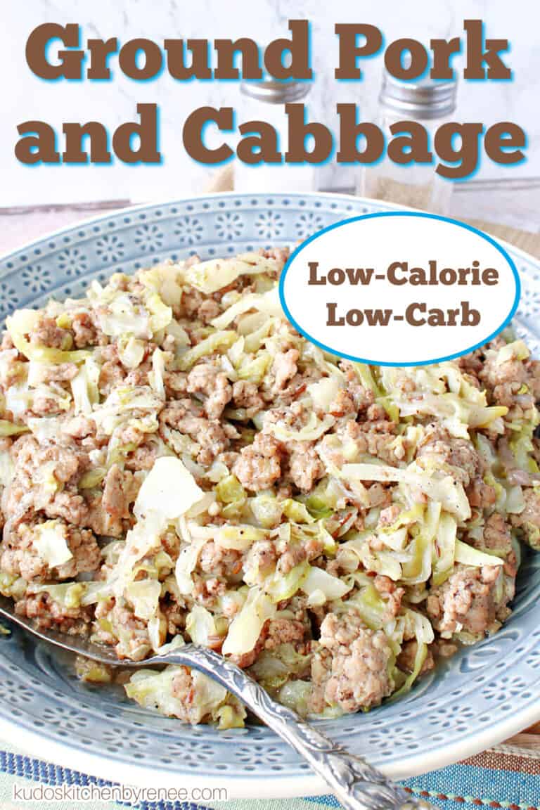 LowCalorie Ground Pork and Cabbage Skillet Kudos Kitchen