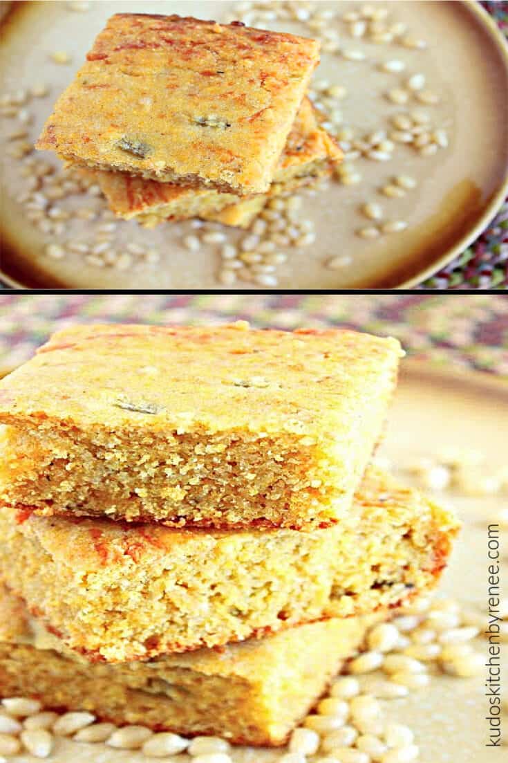 Buttermilk Green Chile Cornbread Kudos Kitchen by Renee