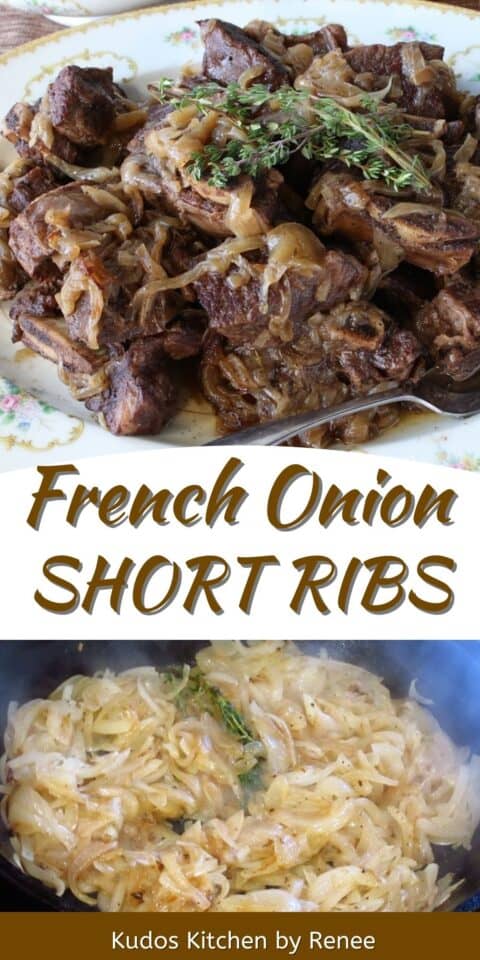 French Onion Short Ribs Recipe - Kudos Kitchen by Renee