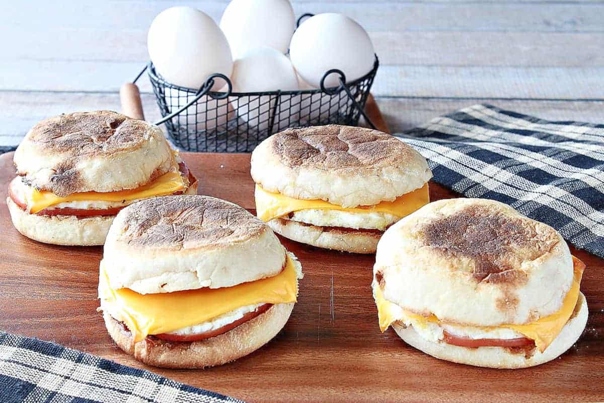 Copycat Egg McMuffin Air Fryer Method - Kudos Kitchen by Renee