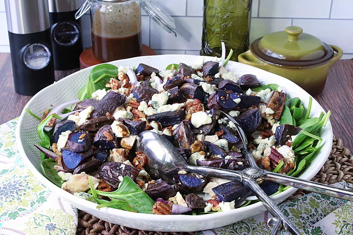 Superfood Spinach Salad - Kudos Kitchen by Renee