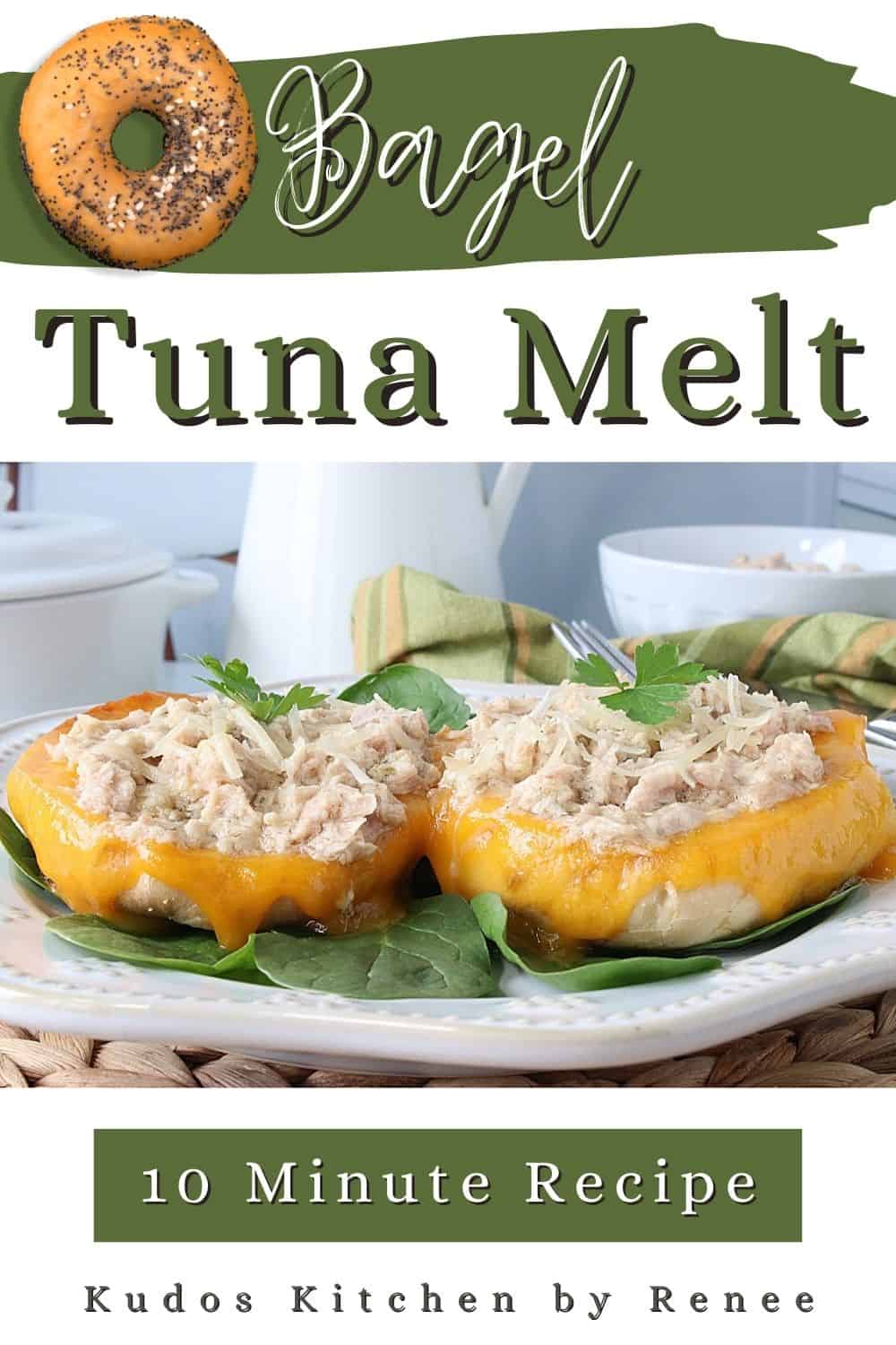 Bagel Tuna Melt Sandwich Kudos Kitchen by Renee