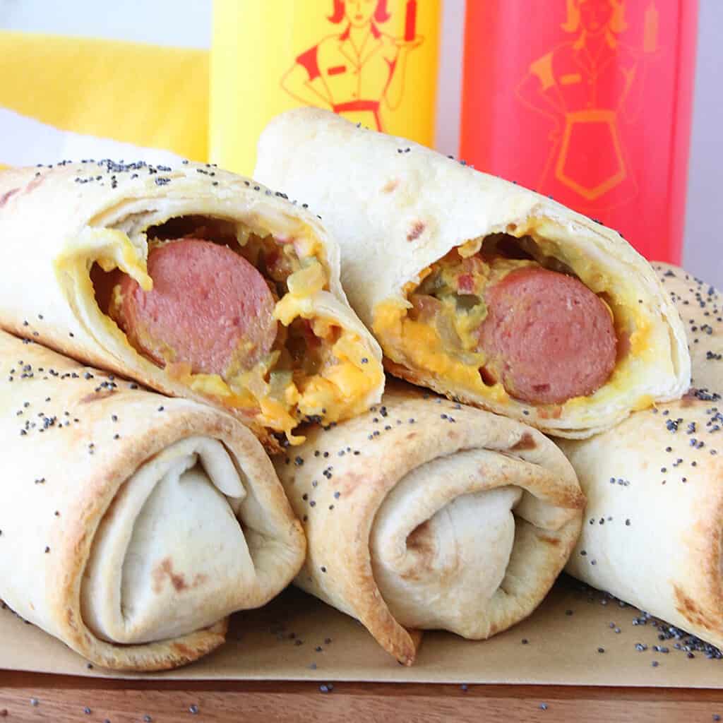 Burrito Dogs (aka Dogs in a Blanket) Kudos Kitchen by Renee