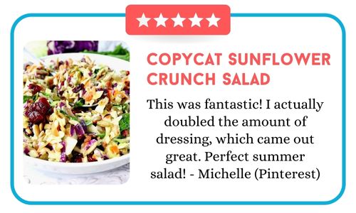 Sunflower Crunch Salad Recipe Rating and comment.