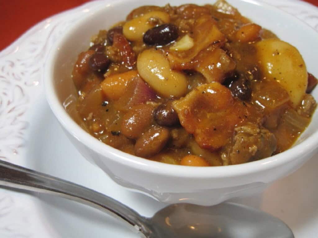 Calico Baked Beans with Beef and Bacon Kudos Kitchen by Renee