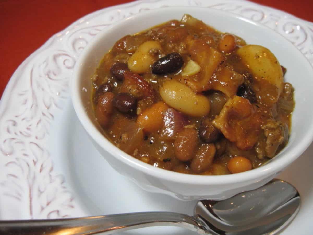 Calico Baked Beans with Beef and Bacon Kudos Kitchen by Renee